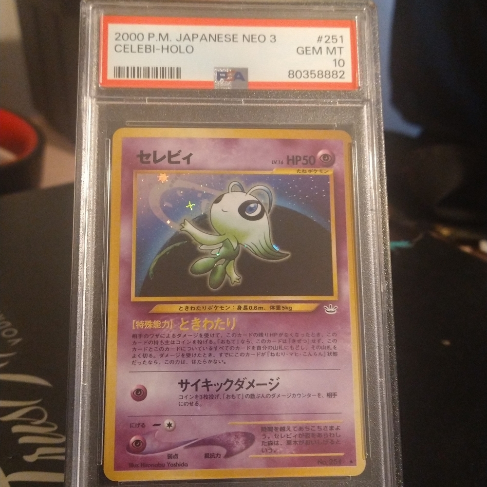 PSA 10 celebi from neo 3
